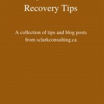 Backup and Disaster Recovery Tips e-book now available Backup